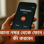 অচেনা ফোন নম্বর
